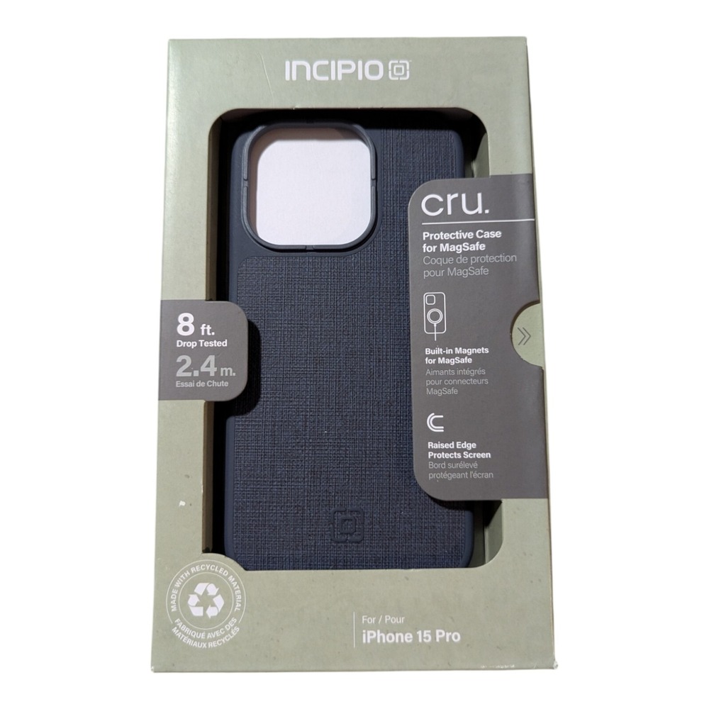 H8. Incipio cru. Hard Magsafe Case‎ for Apple iPhone 15 Pro 6.1 - Navy Canvas